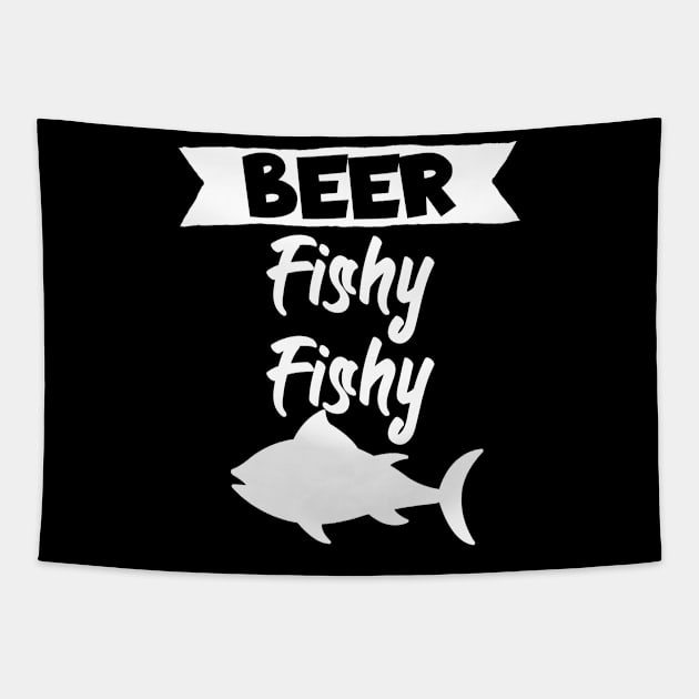 Beer fishy fishy Tapestry by maxcode