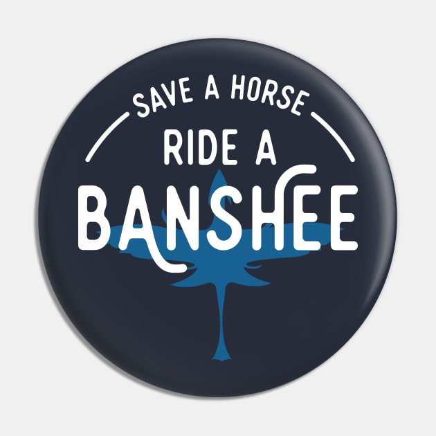 Ride A Banshee Pin by stuffsarahmakes