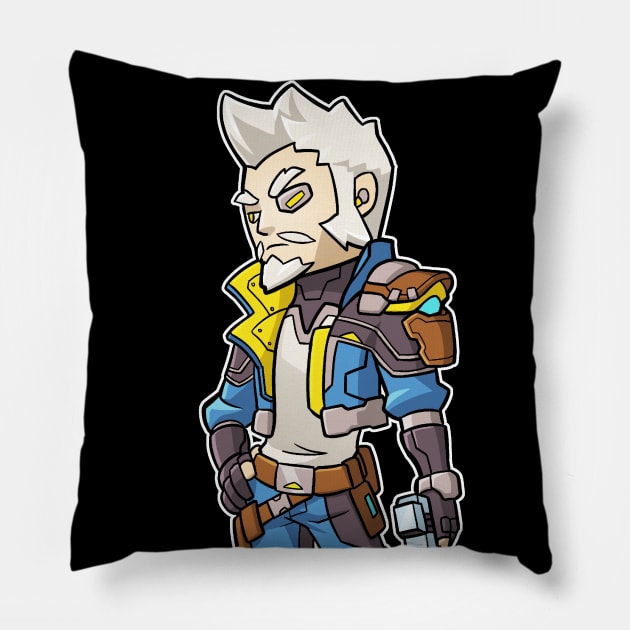 Zane the Operative Pillow by fallerion