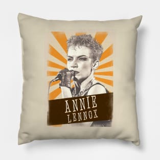 Vintage Aesthetic Annie Lennox Pillow