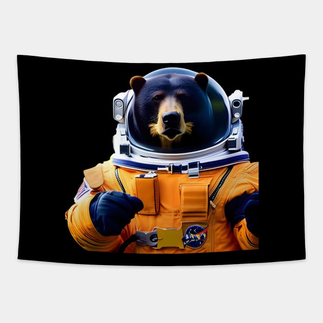 SunBear Astronaut Tapestry by jlee