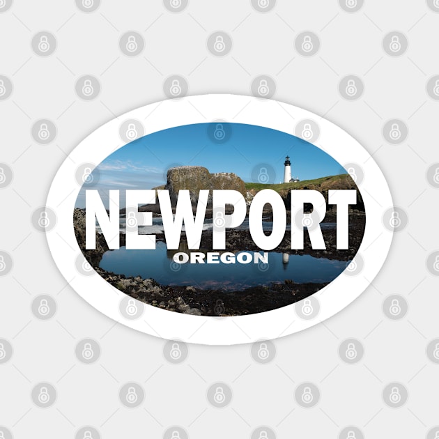 Newport Oregon Magnet by stermitkermit