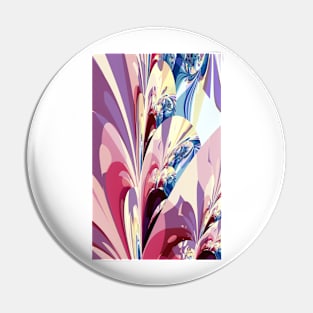 Abstract Floral Design Pin