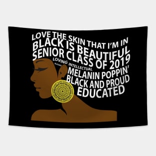 Class of 2019 Senior Word Art Tapestry