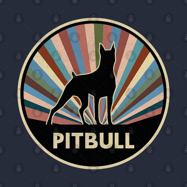 Pitbull cool dog vintage gift for men / women / kids by angel