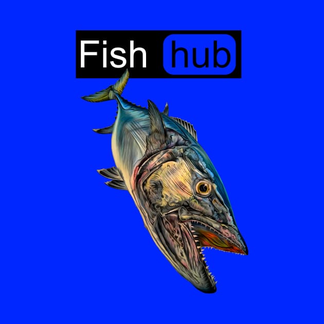 Fish hub dogtooth tuna by Art by Paul