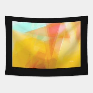 Sunny Side Up abstract art Tapestry