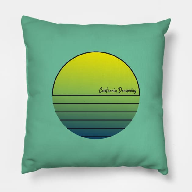 California Dreaming Pillow by nyah14