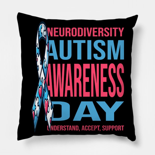 Neurodiversity Embrace: Mind Body Balance Pillow by maknatess