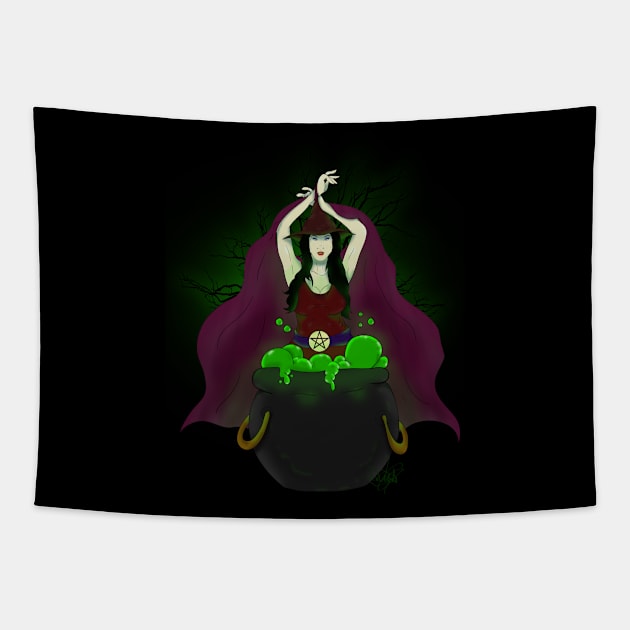 Calling all Witches! Tapestry by schockgraphics