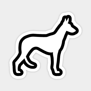 Ibizan Hound Silhouette Magnet