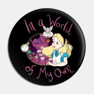 Alice: In a World of My Own Pin