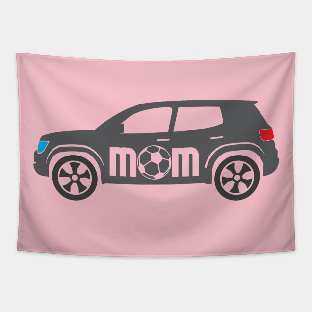 Soccer Mom Tapestry by justSVGs