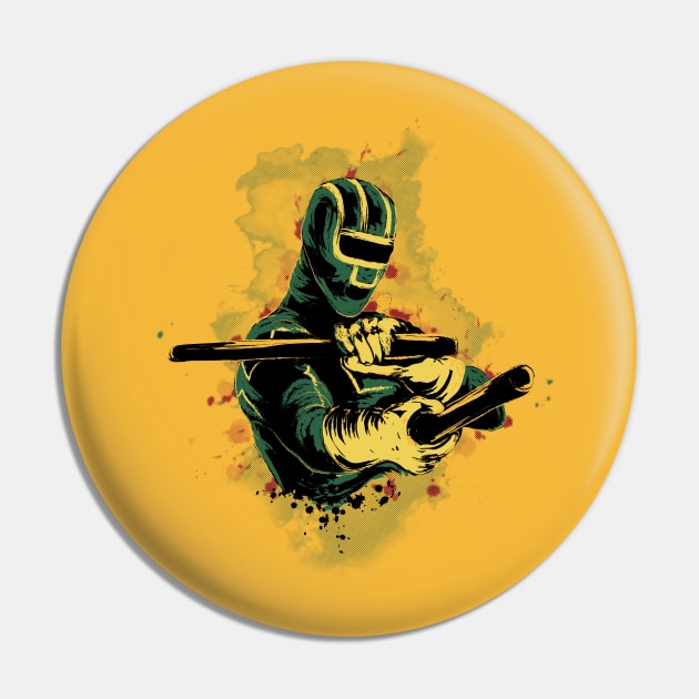 Kick-Ass Pin by Riverart