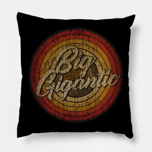 Big Gigantic arjunthemaniac,circle retro faded Pillow