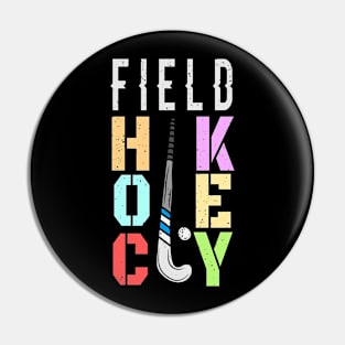 Field Hockey Player Pin