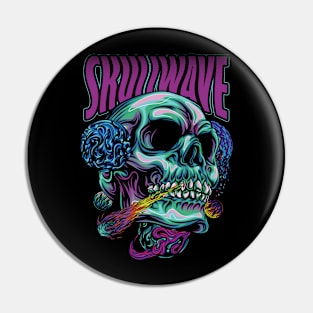 head skull space illustration Pin