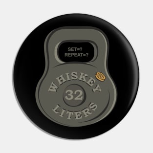 WHISKEY 32 LITERS (heavy liters) Pin