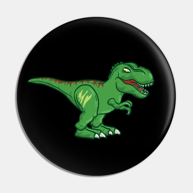 Cute Little T-rex Pin by CatsAreAmazing1