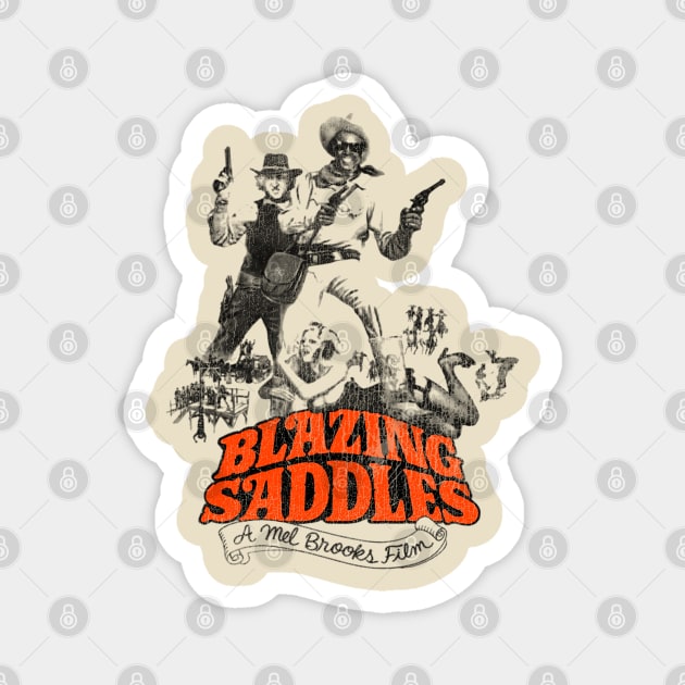 Blazing Saddles Magnet by darklordpug