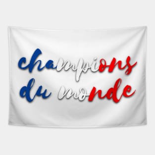 Champions du monde France World Cup Tapestry