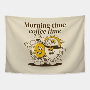 Morning time coffee time Tapestry