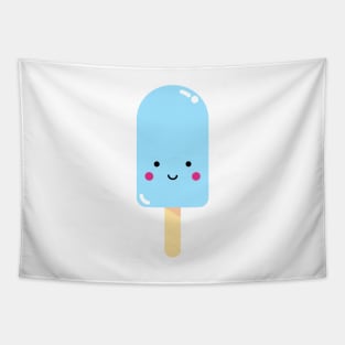 Blue Kawaii Ice Pop Tapestry