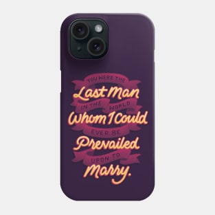 The Last Man in the World Phone Case