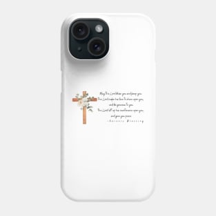 Aaronic Blessing May the Lord Bless You Prayer Phone Case