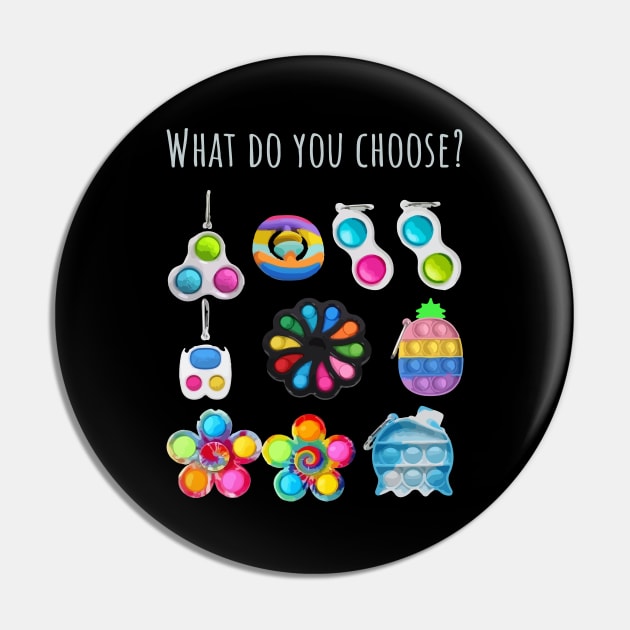 Your choice: Pop it, Simple Dimple or Snipers Pin by Evgenija.S