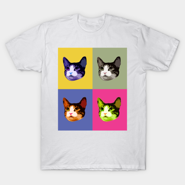 andy warhol cat shirt