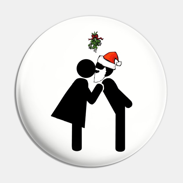 I saw Mommy Kissing Santa Claus Pin by bethcentral