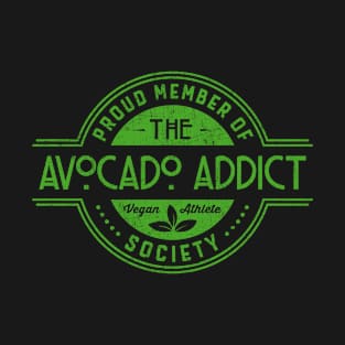 Vegan Society Avocado Addict T-Shirt