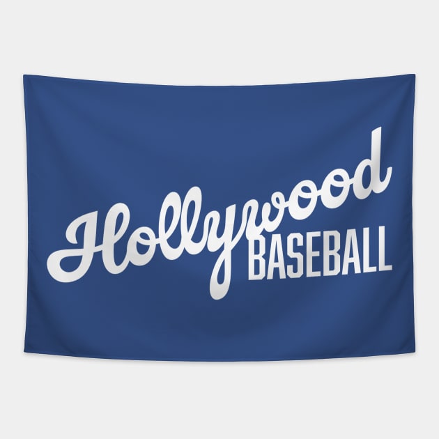 Hollywood Baseball Tapestry by Throwzack