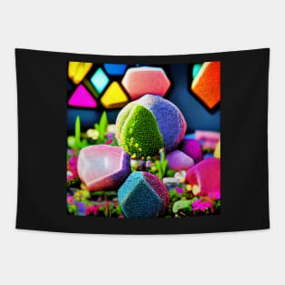 crystal rose garden Tapestry