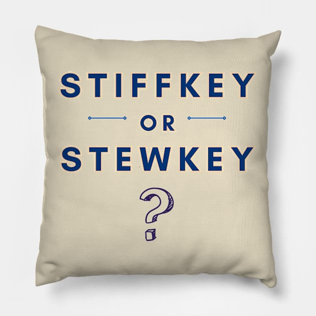 Stiffkey or Stewkey? Pillow by MyriadNorfolk