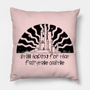 Fairytale Castle Design Pillow