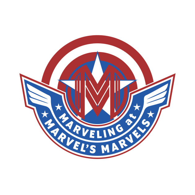 Marveling Logo: The Captain by Marveling At Marvel's Marvels