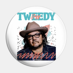 Jeff Tweedy // Wilco // Fan Art Retro Design // Vintage Pin