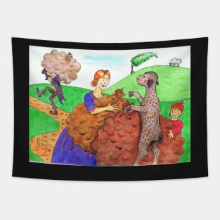 Baa Baa Black Sheep Tapestry