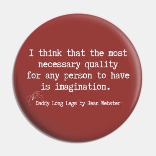 Daddy Long Legs - Necessary Quality - Typewriter Pin