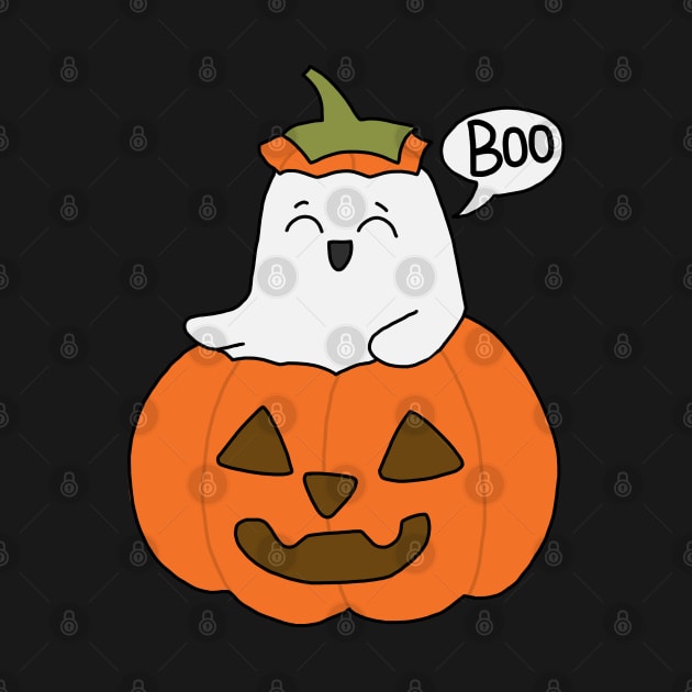 Ghost in a Pumpkin by Becky-Marie