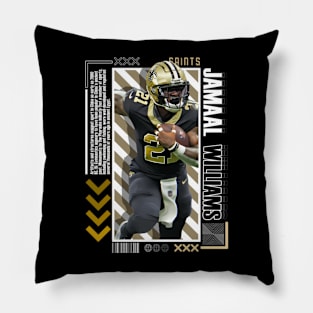 Jamaal Williams Paper Poster Version 10 Pillow