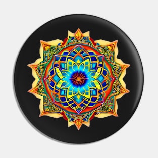 trippy organic flower colorfull strange pattern Pin