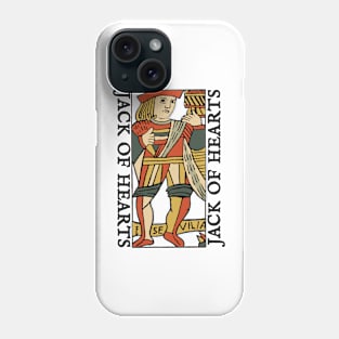 Character of Playing Card Jack of Hearts Phone Case