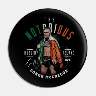 Conor McGregor The Notorious Pose Pin