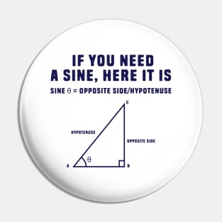 Funny Math Sine Pin