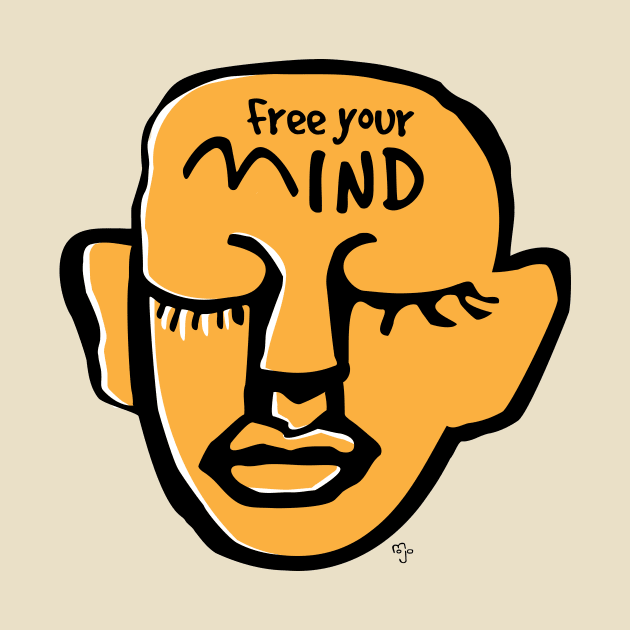 Free your mind - namaste by Art By Mojo