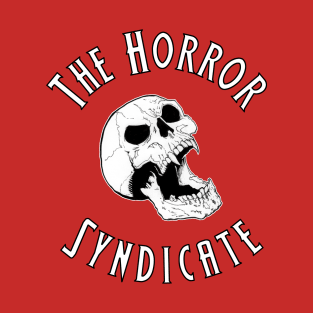 The Horror Syndicate White Skull 2 T-Shirt