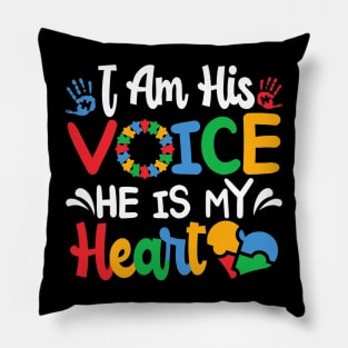 Mom Mama Autistic Autism Awareness Month Pillow